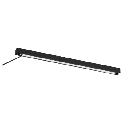 IKEA SILVERGLANS (ИКЕА СИЛВЕРГЛАНС) — Светодиодная подсветка для ванной, с регулировкой яркости, антрацит 40 см