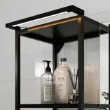 IKEA SILVERGLANS (ИКЕА СИЛВЕРГЛАНС) — Светодиодная подсветка для ванной, с регулировкой яркости, антрацит 40 см — фото 2