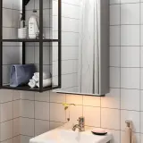 IKEA SILVERGLANS (ИКЕА СИЛВЕРГЛАНС) — Светодиодная подсветка для ванной, с регулировкой яркости, антрацит 40 см — фото 3