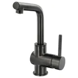 IKEA LUNDSKÄR (ИКЕА ЛУНДСКЭР) — Смеситель для раковины, чёрный — фото 1