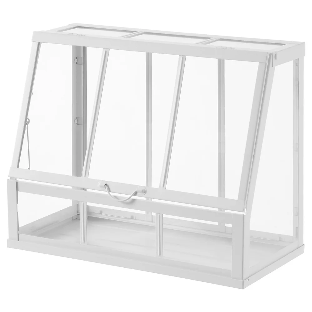 IKEA ÅKERBÄR (ИКЕА ОКЕРБЭР) — Мини-теплица, для дома/для улицы/белый 45 см