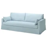 IKEA HYLTARP (ИКЕА ХИЛТАРП) — Чехол на 3-местный диван, Киланда бледно-голубой — фото 2