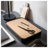 IKEA HARVMATTA (ИКЕА ХАРВМАТТА) — Коробка с крышкой, антрацит 24x35x6 см — фото 5