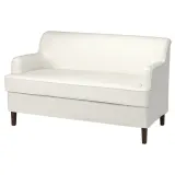 IKEA ROCKSJÖN (ИКЕА РОКШЁН) — Чехол на 2-местный диван, Blekinge белый — фото 2