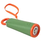 IKEA MAJBAGGE (ИКЕА МАЙБАГГЕ) — Фонарик LED с ручной зарядкой, зелёный/оранжевый — фото 1