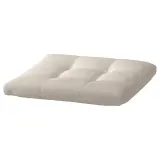 IKEA POÄNG (ИКЕА ПОЭНГ) — Подушка для пуфа, Гуннаред бежевый 55х50 см — фото 1
