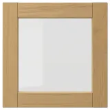 IKEA FORSBACKA (ИКЕА ФОРСБАСКА) — Стеклянная дверь, дуб 40х40 см — фото 1