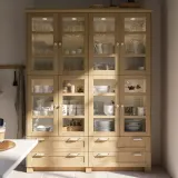 IKEA FORSBACKA (ИКЕА ФОРСБАСКА) — Стеклянная дверь, дуб 40х40 см — фото 3