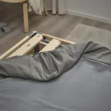 IKEA LYNGÖR (ИКЕА ЛИНГЁР) — Чехол, тёмно-серый 180х200 см — фото 3