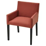 IKEA MÅRENÄS (ИКЕА МОРЕНЭС) — Чехол на стул, красно-коричневый/Гуннаред — фото 2