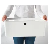 IKEA KUGGIS (ИКЕА КУГГИС) — Крышка, белый 37х54 см — фото 3