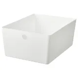 IKEA KUGGIS (ИКЕА КУГГИС) — Контейнер, белый 26х35х15 см — фото 1