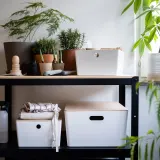 IKEA KUGGIS (ИКЕА КУГГИС) — Контейнер, белый 26х35х15 см — фото 3