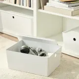 IKEA KUGGIS (ИКЕА КУГГИС) — Контейнер, белый 26х35х15 см — фото 6