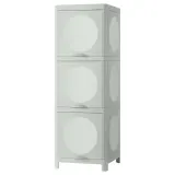 IKEA IVÖSJÖN (ИКЕА ИВЁШЁН) — Шкаф с дверцей, зелёный 33х34х99 см — фото 1