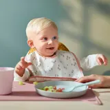 IKEA GULDVÄVARE (ИКЕА ГУЛДВЭВАРЕ) — Слюнявчик, зелёный/белый — фото 2