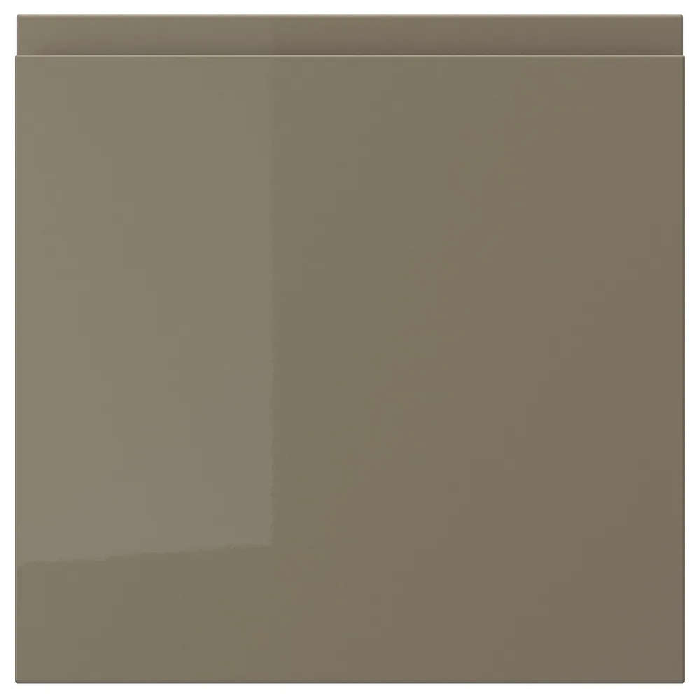 IKEA VOXTORP (ИКЕА ВОКСТОРП) — Фасад ящика, глянец тёмный серо-коричневый 40x40 см