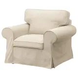 IKEA EKTORP (ИКЕА ЕКТОРП) — Чехол для кресла, Киланда светло-бежевый — фото 2