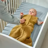 IKEA GULDVÄVARE (ИКЕА ГУЛДВЭВАРЕ) — Спальный мешок, тёмно-жёлтый/бежевый 6-18 месяцев — фото 3
