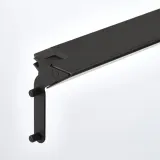 IKEA ÖVERSIDAN (ИКЕА ЁВЕРСИДАН) — Светодиодная лента с датчиком для шкафа, с регулировкой яркости тёмно-серый 46 см — фото 4