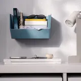 IKEA FODERTRÅG (ИКЕА ФОДЕРТРОГ) — Органайзер для стола/стены, серо-синий 25х18х15 см — фото 2