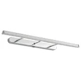 IKEA FLASKPOST (ИКЕА ФЛАСКПОСТ) — Светодиодный светильник для шкафа/стены, хром 56 см — фото 1