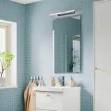 IKEA FLASKPOST (ИКЕА ФЛАСКПОСТ) — Светодиодный светильник для шкафа/стены, хром 56 см — фото 3