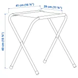 IKEA STRANDÖN (ИКЕА СТРАНДЁН) — Складной табурет, синий — фото 6