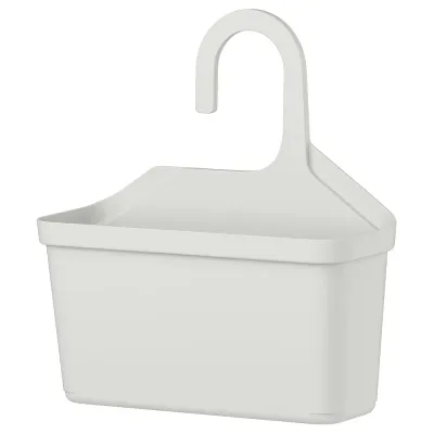 IKEA TÅNGHÄLLAN (ИКЕА ТОНГХЭЛЛАН) — Корзина для душа, светло-серый 29x31 см