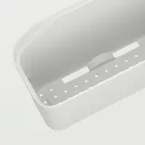 IKEA TÅNGHÄLLAN (ИКЕА ТОНГХЭЛЛАН) — Корзина для душа, светло-серый 29x31 см — фото 4
