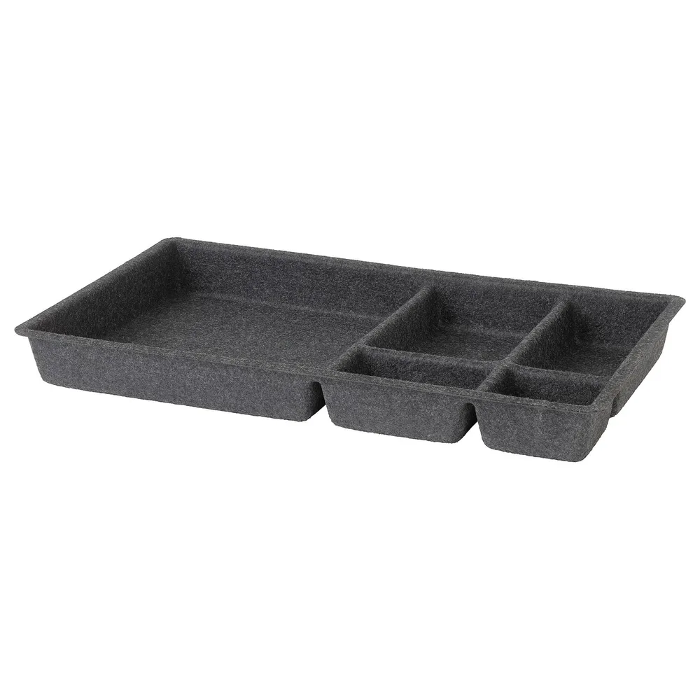 IKEA ALEX (ИКЕА АЛЕКС) — Вставка в ящик, серый 52x30 см