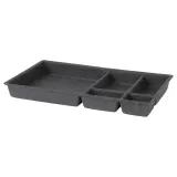 IKEA ALEX (ИКЕА АЛЕКС) — Вставка в ящик, серый 52x30 см — фото 1