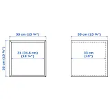IKEA EKET (ИКЕА ЕКЕТ) — Шкаф, тёмный серо-синий 35x35x35 см — фото 4