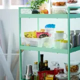 IKEA 365+ (ИКЕА 365+) — Корзина для продуктов, металл/белый 30x20x11 см — фото 5