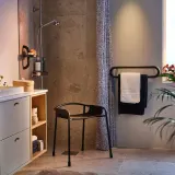 IKEA BÄSINGEN (ИКЕА БЭСИНГЕН) — Полка для душа, антрацит 16x29 см — фото 5
