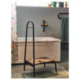 IKEA BÄSINGEN (ИКЕА БЭСИНГЕН) — Полка для душа, антрацит 16x29 см — фото 6