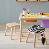 IKEA FLISAT (ИКЕА ФЛИСАТ) — Табурет детский, сосна — фото 2