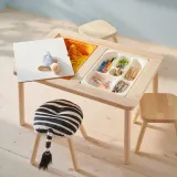 IKEA FLISAT (ИКЕА ФЛИСАТ) — Табурет детский, сосна — фото 3