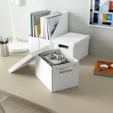 IKEA FJÄDERHARV (ИКЕА ФЙЭДЕРХАРВ) — Коробка с крышкой, белый 18x25x16 см — фото 2