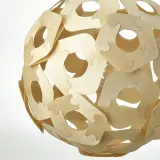 IKEA ÖDLEBLAD (ИКЕА ЁДЛЕБЛАД) — Плафон для подвесного светильника, берёзовый шпон 48 см — фото 4