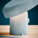IKEA BLOMPRAKT (ИКЕА БЛОМПРАКТ) — Лампа с Bluetooth-колонкой, светло-голубой — фото 3