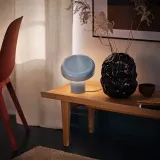 IKEA BLOMPRAKT (ИКЕА БЛОМПРАКТ) — Лампа с Bluetooth-колонкой, светло-голубой — фото 4