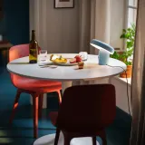 IKEA BLOMPRAKT (ИКЕА БЛОМПРАКТ) — Лампа с Bluetooth-колонкой, светло-голубой — фото 5