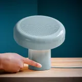 IKEA BLOMPRAKT (ИКЕА БЛОМПРАКТ) — Лампа с Bluetooth-колонкой, светло-голубой — фото 6