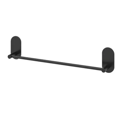IKEA SKOGHALL (ИКЕА СКОГХАЛЛ) — Держатель для полотенца, самоклеящийся, чёрный 43x6 см