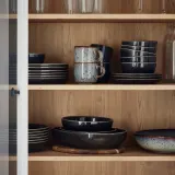 IKEA GLADELIG (ИКЕА ГЛАДЕЛИГ) — Миска, бежево-зелёная 30 см — фото 5