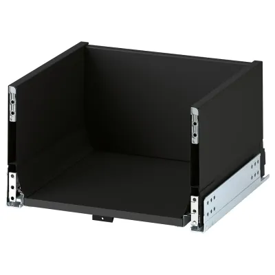 IKEA KNIVSHULT (ИКЕА КНИВСХУЛТ) — Ящик высокий, тёмно-серый 40x37 см