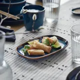 IKEA GLADELIG (ИКЕА ГЛАДЕЛИГ) — Тарелка, синяя 20x13 см — фото 2