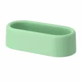 IKEA HUMLESJÖN (ИКЕА ХУМЛЕШЁН) — Корзина на присоске, светло-зелёная 26x13x7 см — фото 1