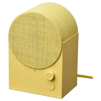 IKEA NATTBAD (ИКЕА НАТТБАД) — Колонка Bluetooth, жёлтая